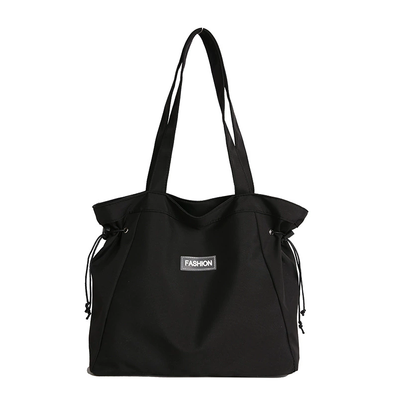 Capacious shoulder bag, one-shoulder bag, waterproof shopping bag for leisure, Korean style