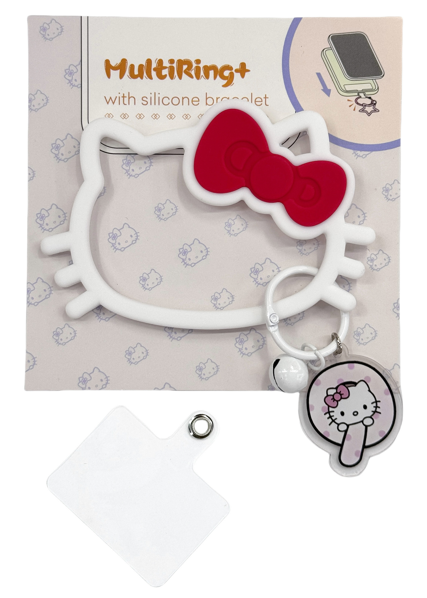 Buca hecha a mano ins viento de alta calidad Kitty gatos pulsera de silicona móvil colgante de moda corto colgante