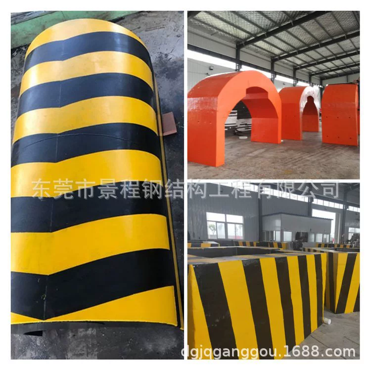 Фиксированный пирс против столкновения резиновый блок