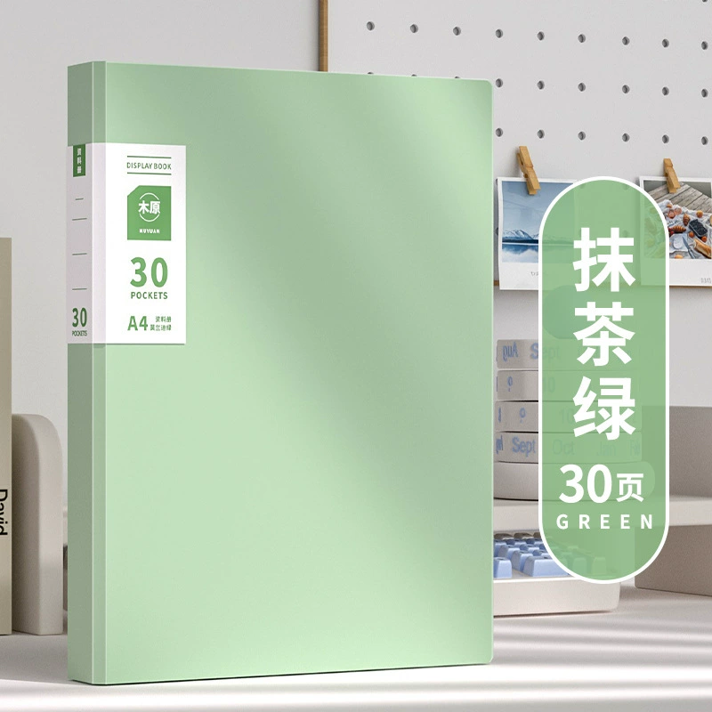 Папка Morandi Data Book A4 с листами, 60 страниц, хранение постеров, коллекционная многолистовая
