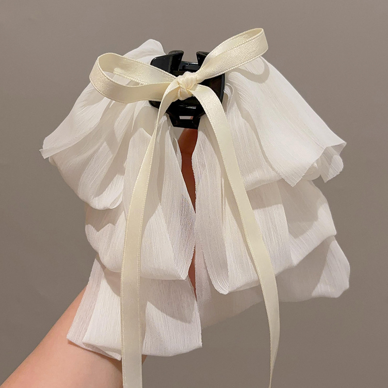 Otoño y invierno super fairy arco princesa cabeza agarrar clip de cabeza mujer detrás de la cabeza clip cuadrado muestra cara pequeña clip de pelo adornamiento de cabeza clip de pelo