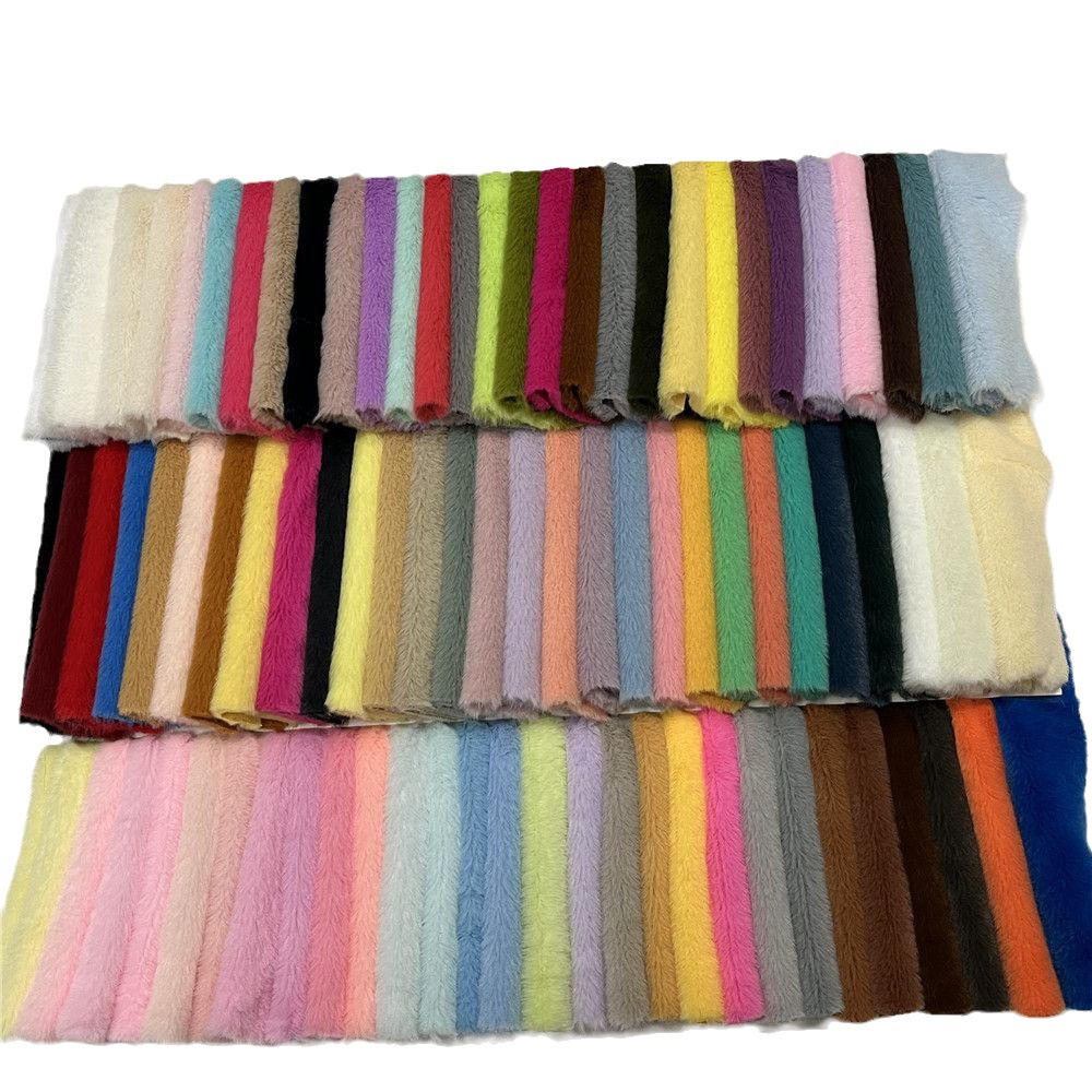 现货5毛小兔毛高低毛兔毛5MM兔毛水貂玩具箱包工艺品毛绒面料