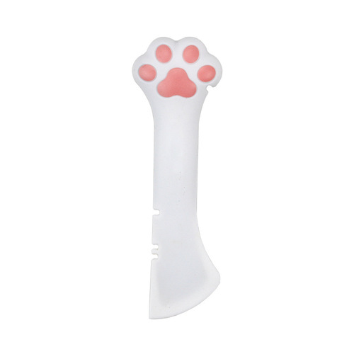 Pet canned spoon can opener sealing lid wet food dry food spoon tableware supplies feeding mixing spoon cat canned lid 6