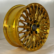 电镀金色轮毂17寸轮毂锻造改装升级适用于汽车轮毂雅阁本田
