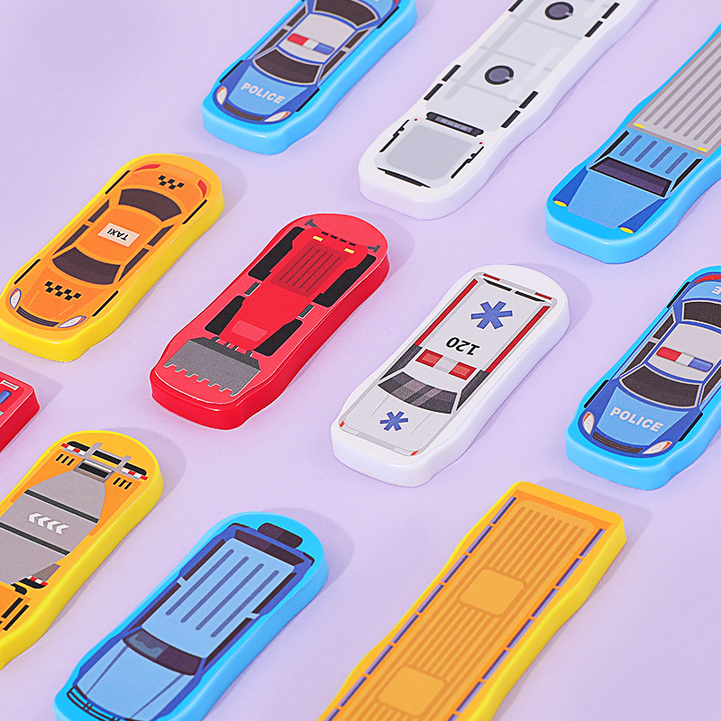 Coche saliendo del almacén coche Huarong Road lógica matemática infantil pensamiento entrenamiento juguete desarrollo cerebro inteligencia cerebral