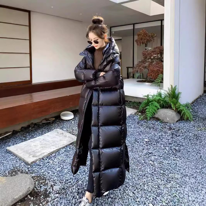 商场白鹅绒羽绒加长款高个子加厚羽绒服女2025冬新款宽松东北保暖|undefined
