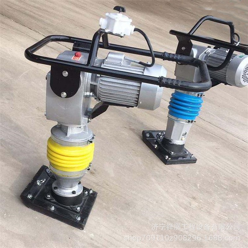 两相电电动打夯机 手扶电动平板夯 矿用汽油平板夯