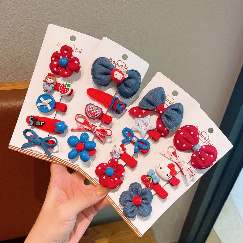 Niños de color jalea nubes lindas niñas bebés cabeza de cabello rotos broche de cabello rotos broche de cabello