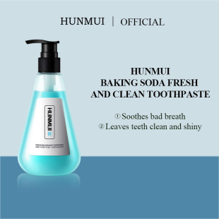 [Border Export] Baking Soda Toothpaste Fresh Breath Clean Teeth Chewing Gum Toothpaste Light Yellow Gas Toothpaste