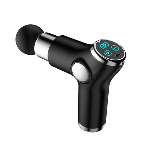 Mini Fascia Gun LCD Portable Muscle Massage Meridian Health Sports and Fitness Equipment Fascia Gun Factory