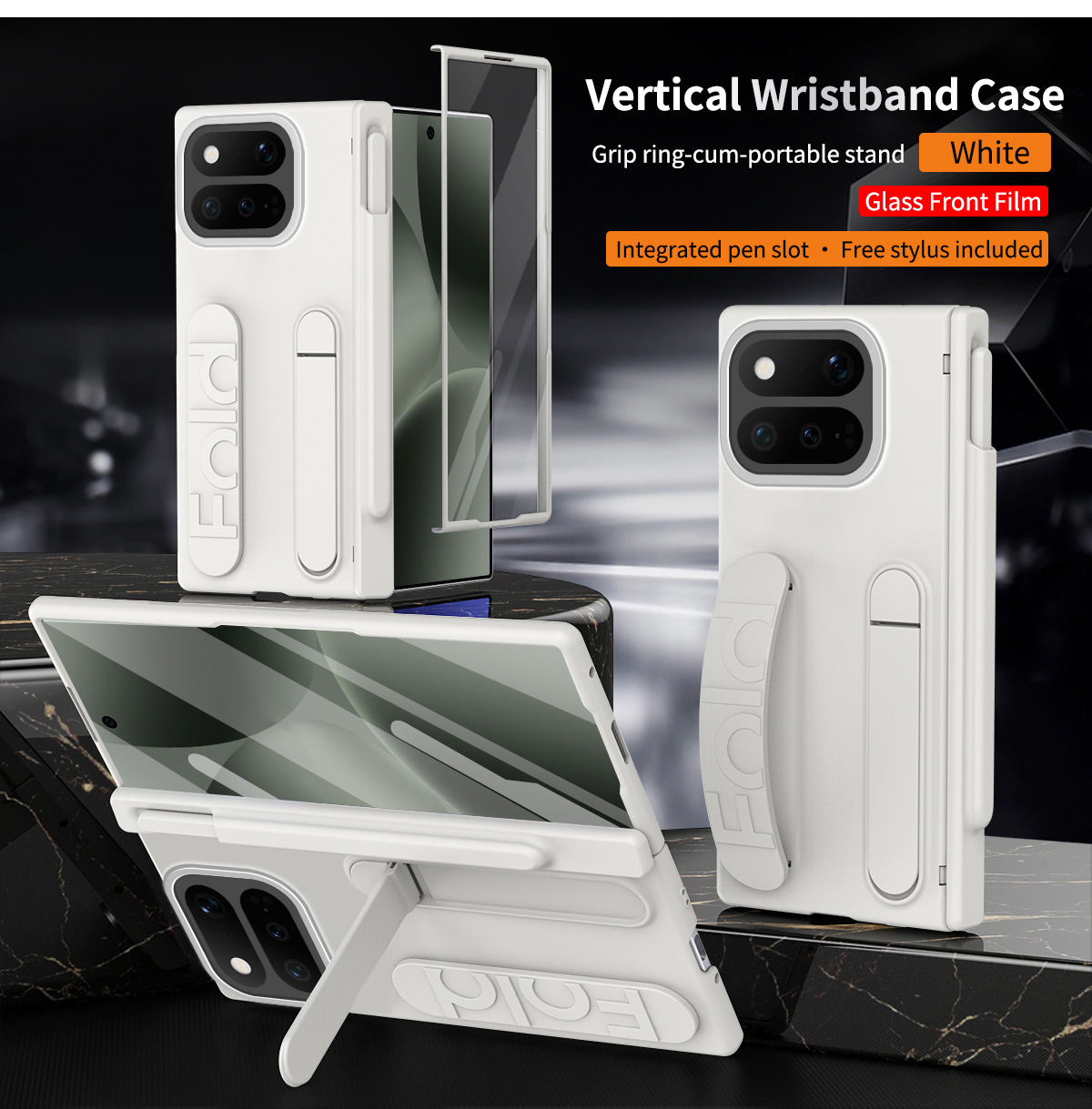 White rainbow pen slot model