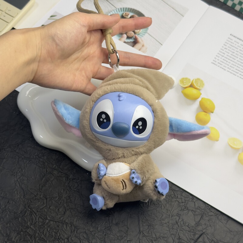 精品可爱史迪仔毛绒玩具挂件搪胶史迪仔公仔玩偶盲盒钥匙扣批发|undefined