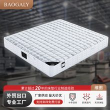 厂家批发弹簧床垫加厚乳胶床垫酒店家用两用席梦思独立弹簧床垫