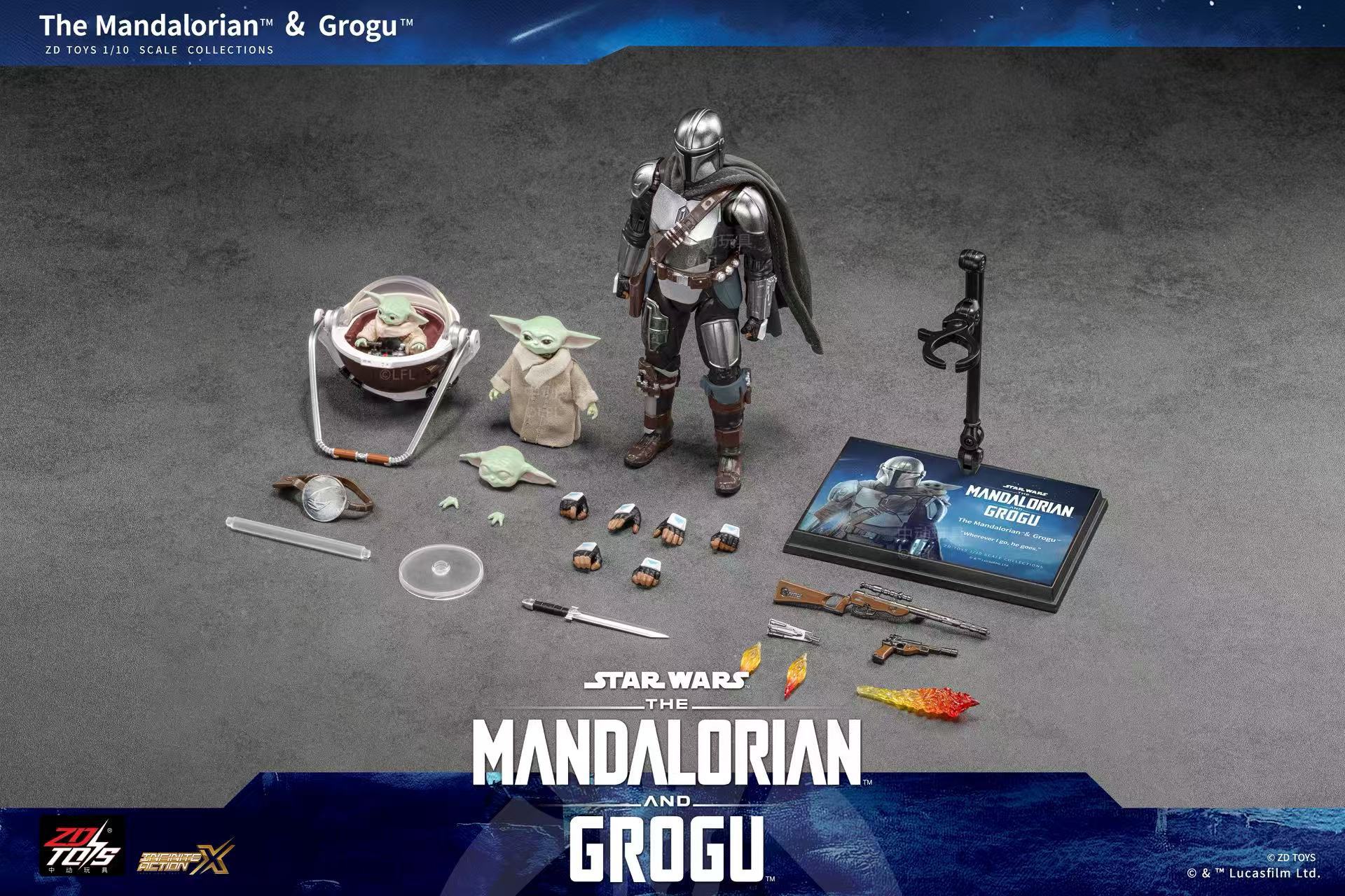 The Mandalorian & Goku Set