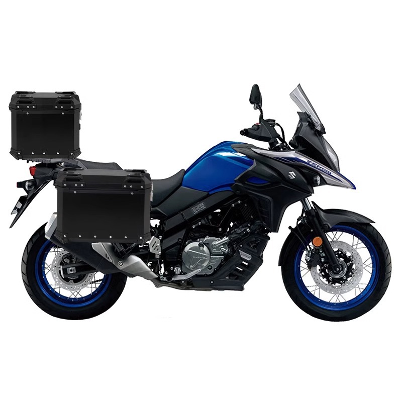 Motocicleta caja lateral de aleación de aluminio a ambos lados de la cola tr300 Suzuki gsx250 cola trasera general tres cajas