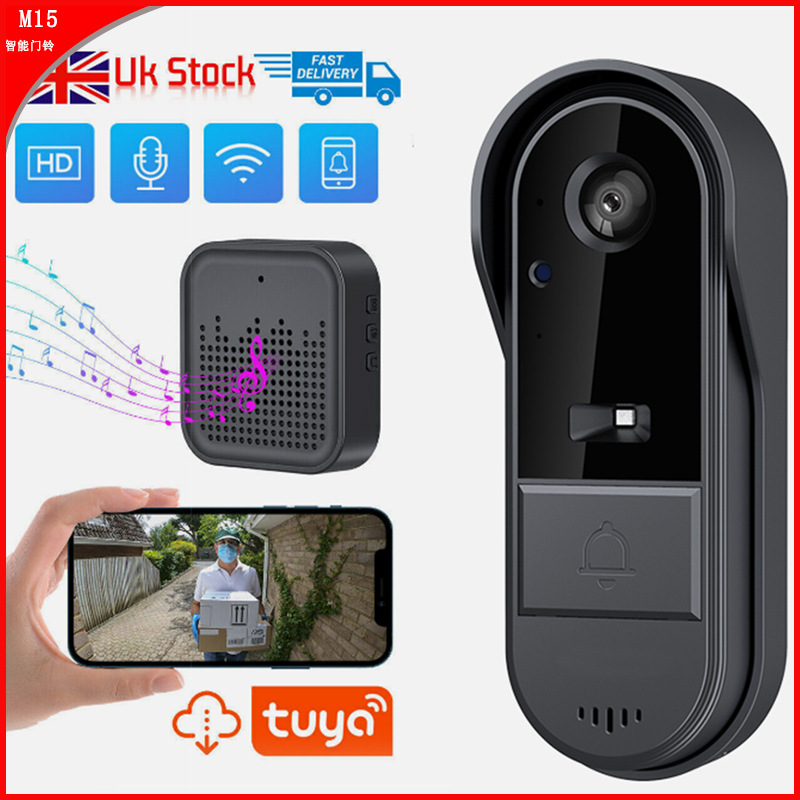 低功耗可视门铃WIFI无线门铃夜视高清智能云存储门铃跨境专供厂家