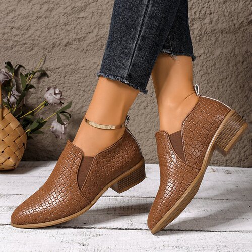 New Style Pointed Toe MU Single Shoes TE Thick Size Wholesale TEMU