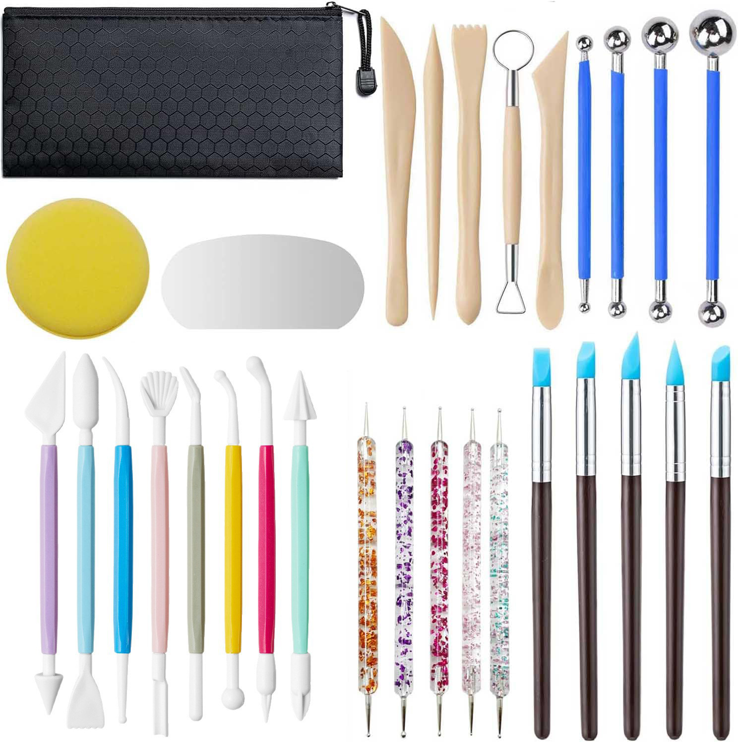 점토 도구 30종 세트 [C형]