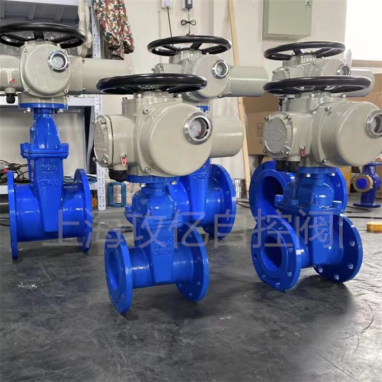 攻亿 Z945X-10Q电动弹性座封闸阀DN250 橡胶软密封零泄漏