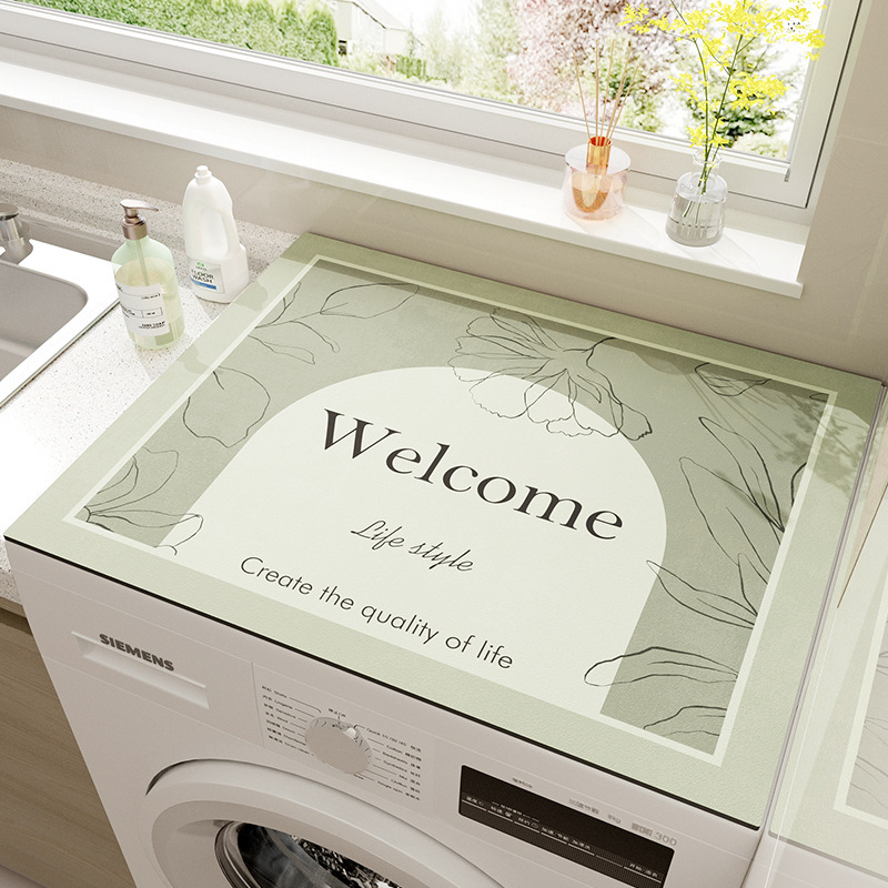 Washing Machine Dust Pad Dust Cover Refrigerator Cover Cloth Dust Cover Pad Waterproof Full Automatic Drum Washing Machine Sunscreen Cover