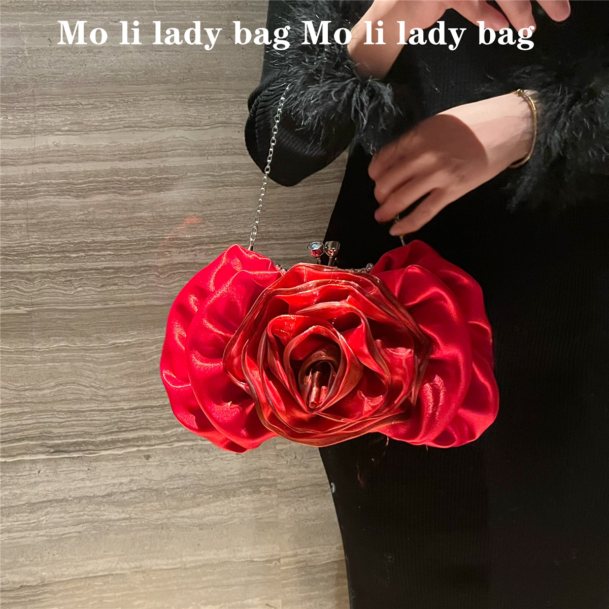 270g Weight Polyester Lining Material Open Closure Type Top Handle Strap Type Evening Bag Bags Type Daily, Street, Shopping Occasion Silk Material Flower Pattern All Seasons Season Women's Gender Elegant, Streetwear Style Square Shape Small Size Red Purple Silver Silk Flower Square Evening Bags 12