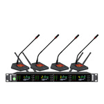 CDBO卡迪宝 K-9400专业U段一拖四塑料会议鹅颈无线咪会议麦克风