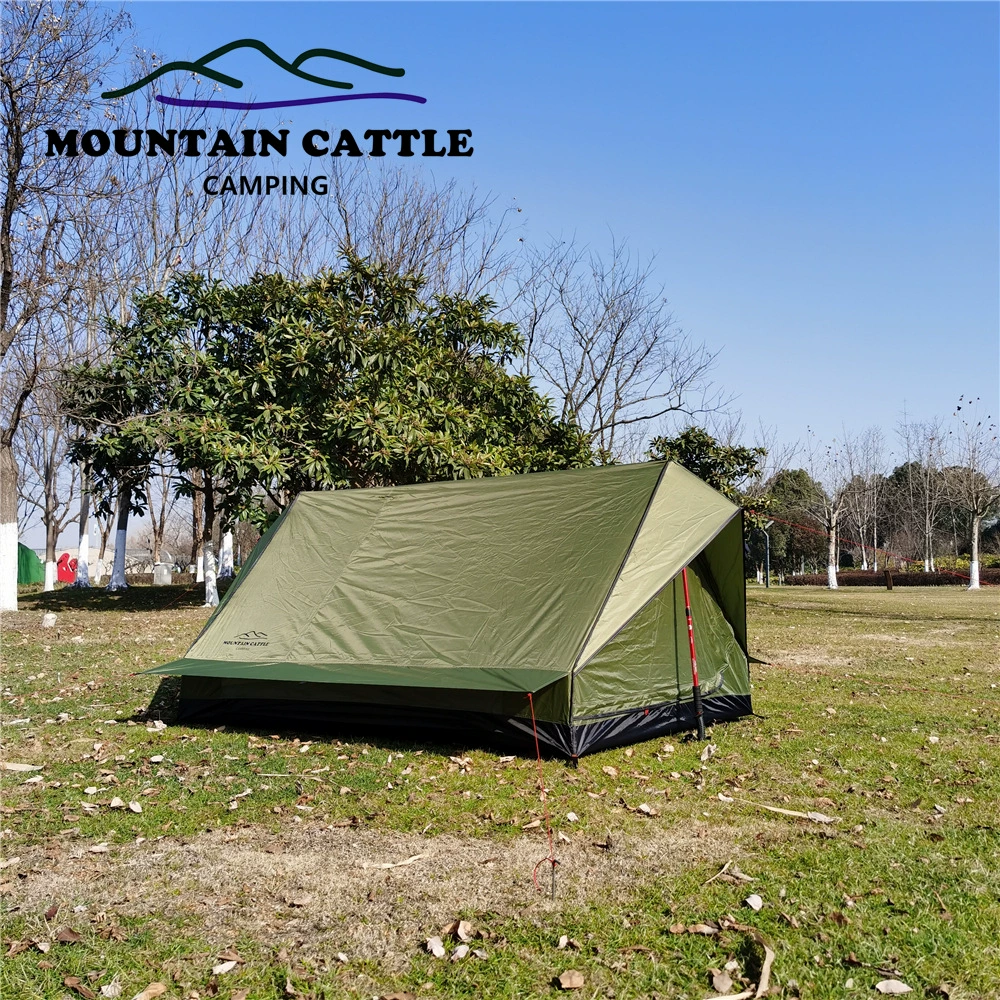 Запатентованный горный скот Light Cloud 2 без стержня Wild Camping Ультралегкая маленькая палатка на крышу Поставки наружного оборудования