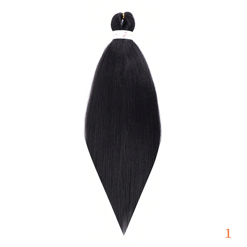 Transfronterizo comercio exterior pelucas trenzadas africanas europeas y americanas venta caliente seda de baja temperatura 26 pulgadas trenzadas sucias pelucas trenzadas negras