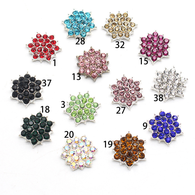 新娘手捧花 手工蝴蝶结发饰发夹DIY装饰 珍珠水钻合金镶钻扣花盘