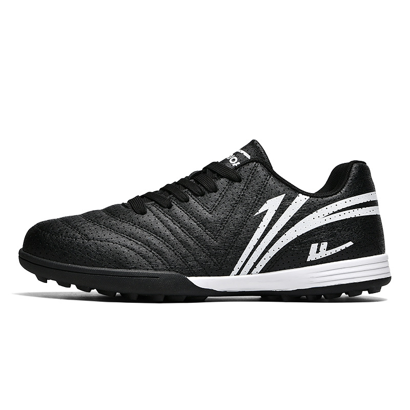 Zapatos de fútbol de retroceso niños TF clavos rotos niños niñas adultos estudiantes primarios y secundarios zapatos de entrenamiento transpirables zapatos de examen físico hombre