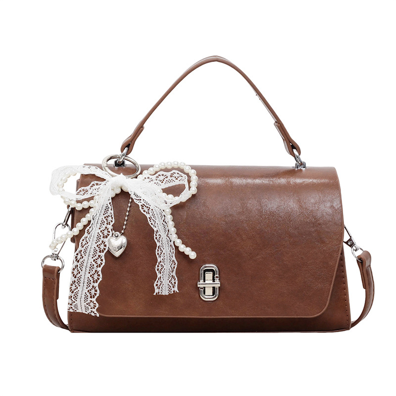 Bolso retro para mujeres 2026 nueva primavera coreana simple de alta calidad bolso de mano pequeño bolso de hombro universal image 9