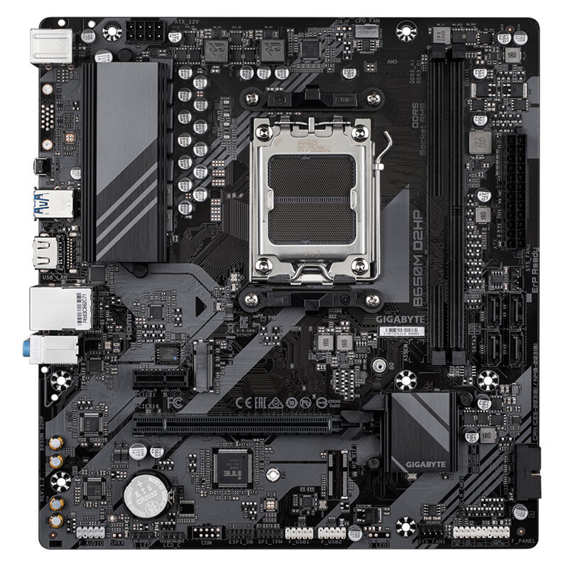 Gigabyte B650M D2Hp Desktop Computer Motherboard Ddr5 Is Suitable for Am5 Cpu 7500F/7600X/7700
