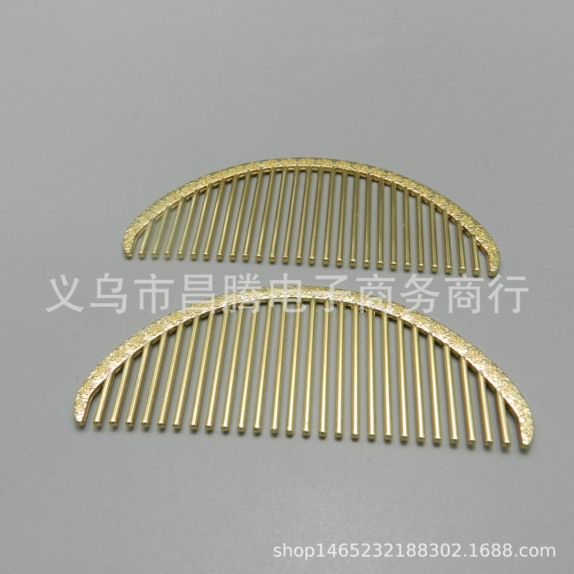 Электрофорез, сохраняющий цвет сплав 38*95 мм, резной круглый зубной гребень, сделай сам, старинная Шпилька, ступенчатая расческа для волос, основной корпус, материал ручной работы