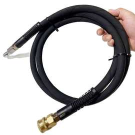 天然橡胶清洗机水管公母插头厂家直销外贸加工订单液压管