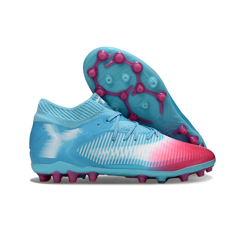 Fábrica de Putian al por mayor zapatos de fútbol deportivos transfronterizos futuros 8 generaciones de alta esencia de punto completo serie MG clavos para hombres