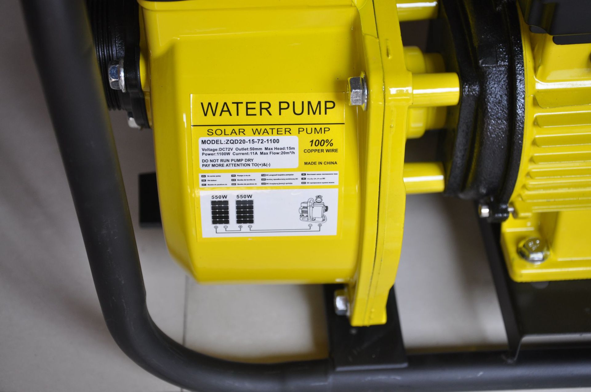New Model 2inch 3inch Dc Solar Water Pump High-Pressure High-Lift Water Pump Intelligent Variable Frequency Self-Priming Pump Universal for Household Use