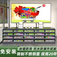收银台转角店铺吧台生鲜水果店不锈钢台面便利店收银柜台简约商用