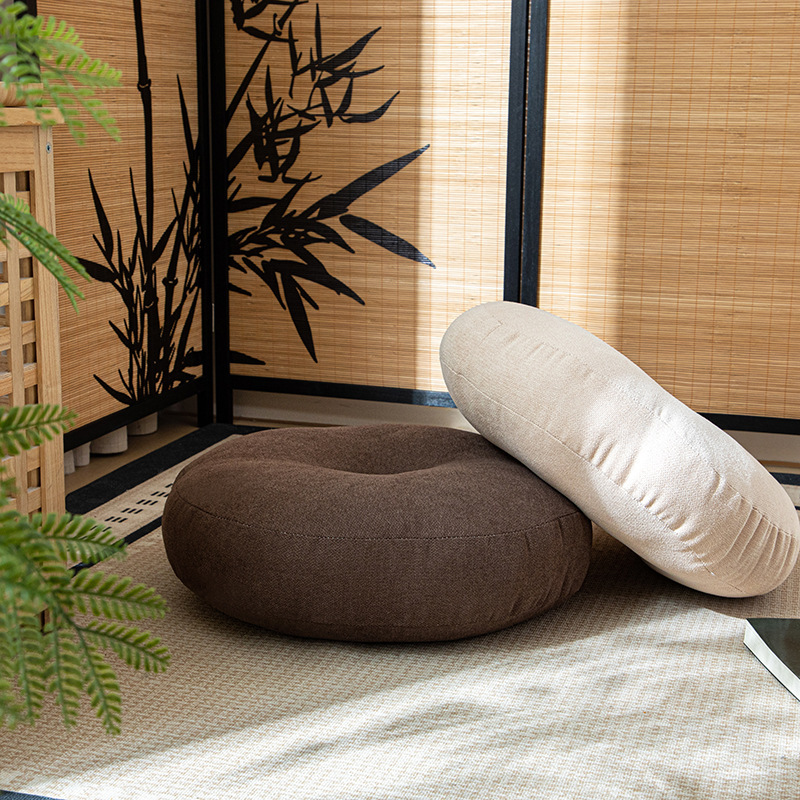 Korean-style futon cushion autumn and winter fart cushion chair cushion office sedentary thickened tatami round floor cushion Korean-style futon cushion autumn and winter fart cushion chair cushion office sedentary thickened tatami round floor cushion