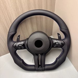 Cross-border wholesale is suitable for BMW 1234567 series E/F modified chassis flat-bottom steering wheel assembly M3M5 upgrade