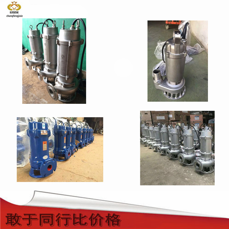 山东长风批发WQ轻型排污泵 不锈钢轻型排污泵 WQ系列排污泵大全