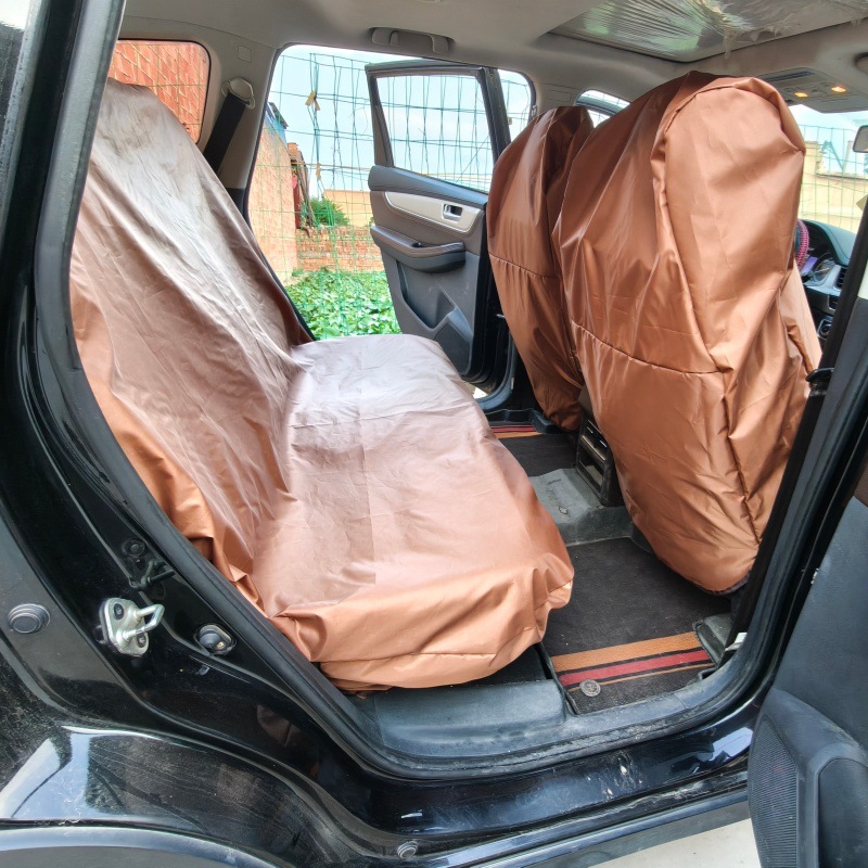 Full-cover car seat covers, anti-dirt and anti-stain, universal size, Amazon cross-border ebay full rear seat three-piece set