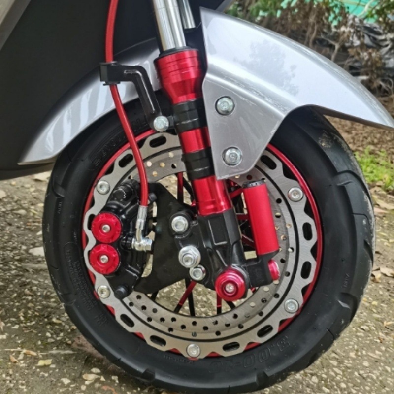 Electric Vehicle Full Disc Brake Rotor 12-Inch 317/10-Inch 265 Reverse Brake Front Wheel Hub Modified Disc Brake Rotor for Electric Motorcycle