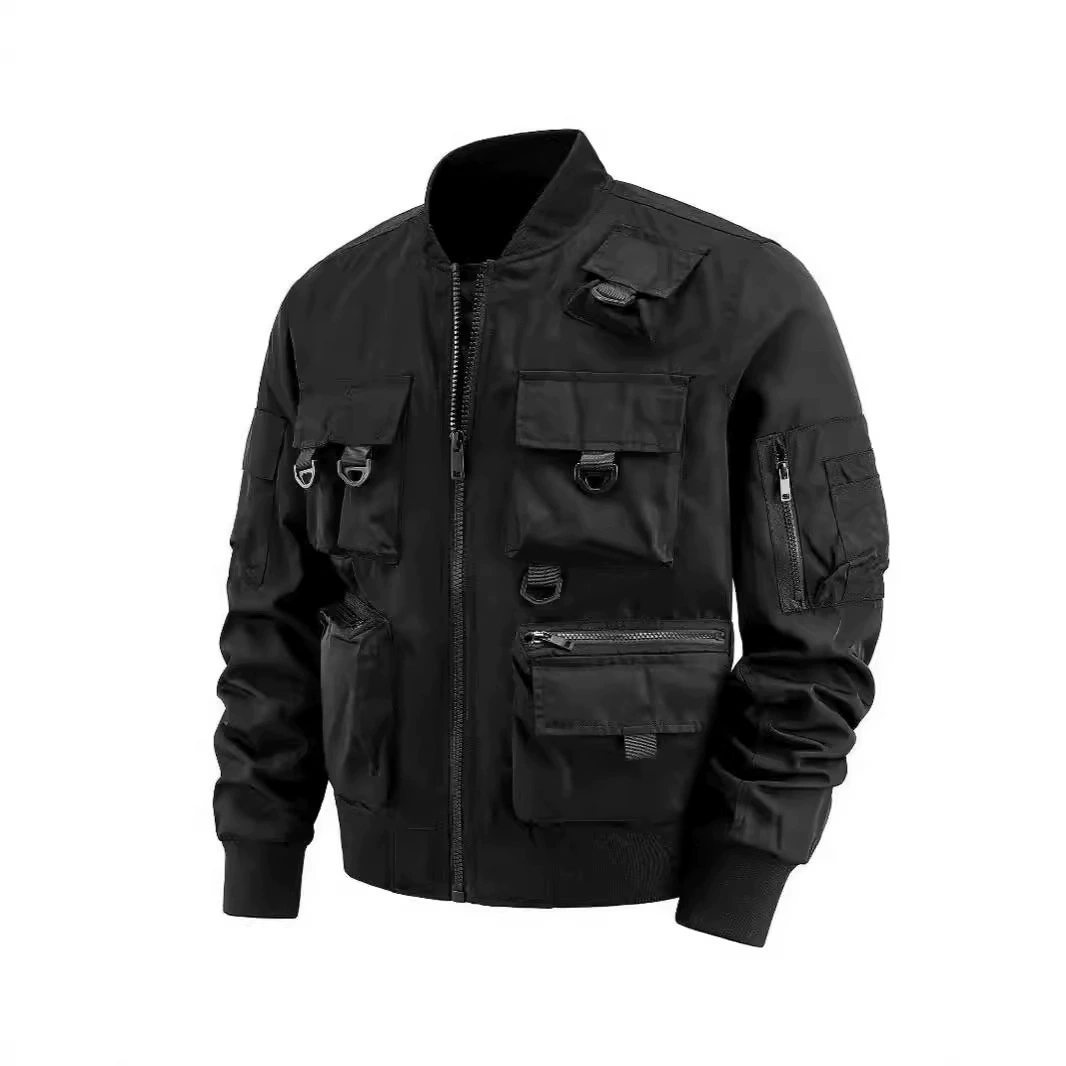 Мужская куртка авиатор с множеством карманов в стиле гор outdoor casual функциональная куртка для съемок на открытом воздухе рыболовная куртка 8809