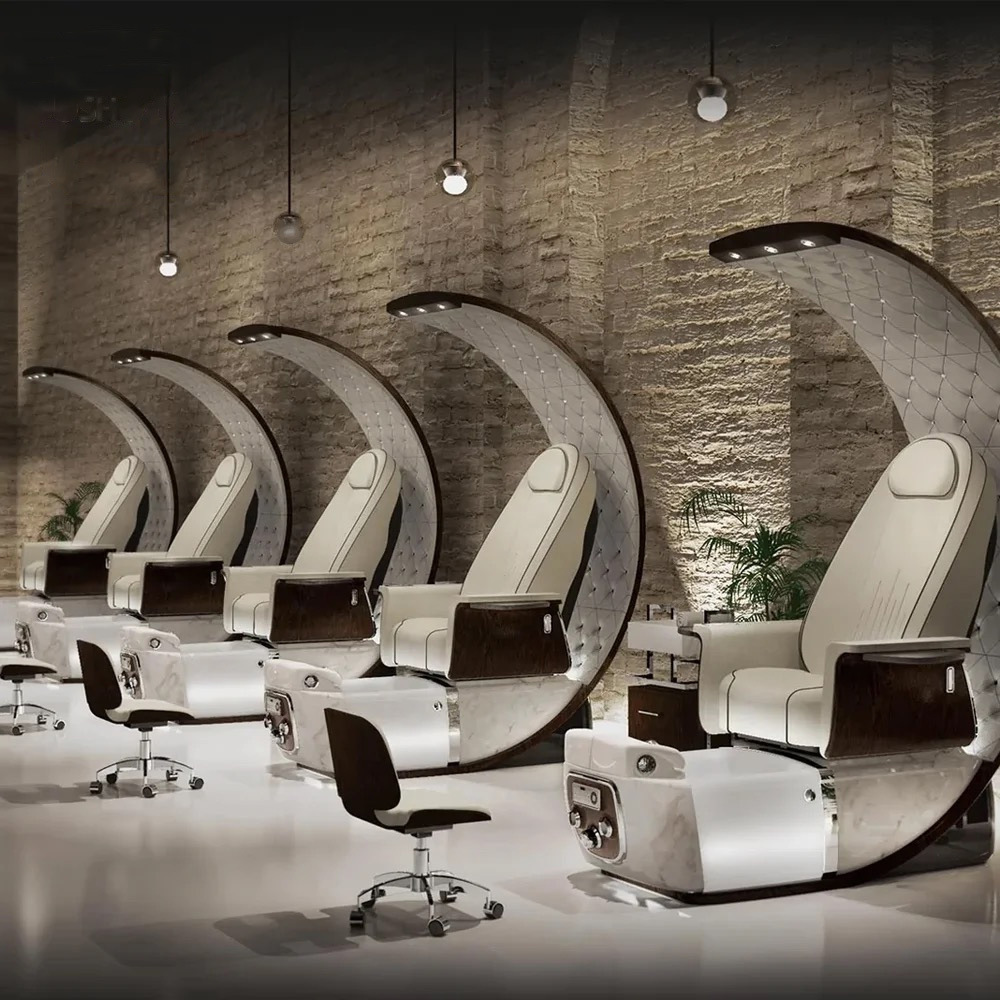 Silla de manicuría de alta calidad spa manicuría multifuncional sofá de baño de pies spa silla de belleza de pies
