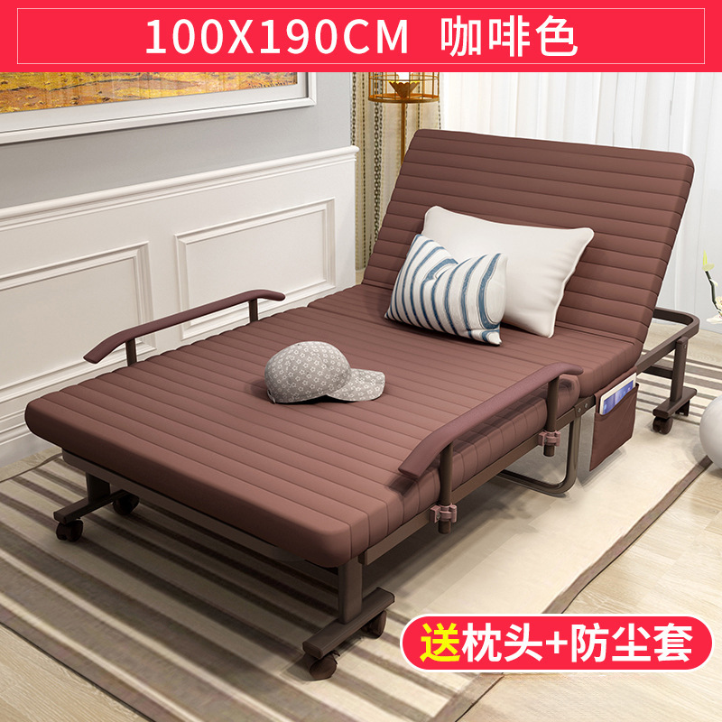 Sábanas plegables multifuncional sofá cama de siesta de oficina sillón de almuerzo acompañante cama doble cama de marcha portátil