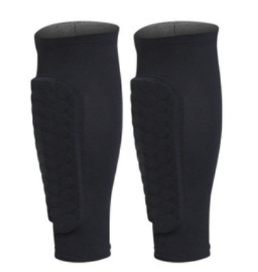 Fábrica al por mayor deportes al aire libre fútbol panal anti-colisión EVA baloncesto Lycra transpirable protección de la pantorrilla Deportes equipo de protección