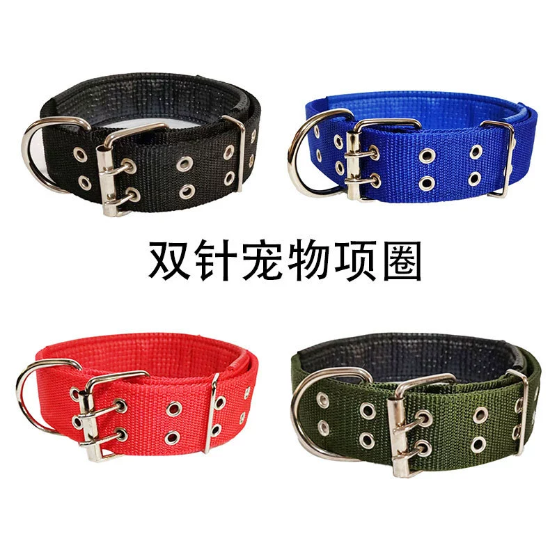 Прямые поставки с фабрики двухрядная шестиступенчатая Регулировка pp ошейник для собак набор шеи большая утолщенная и удлиненная собака на открытом воздухе против укусов