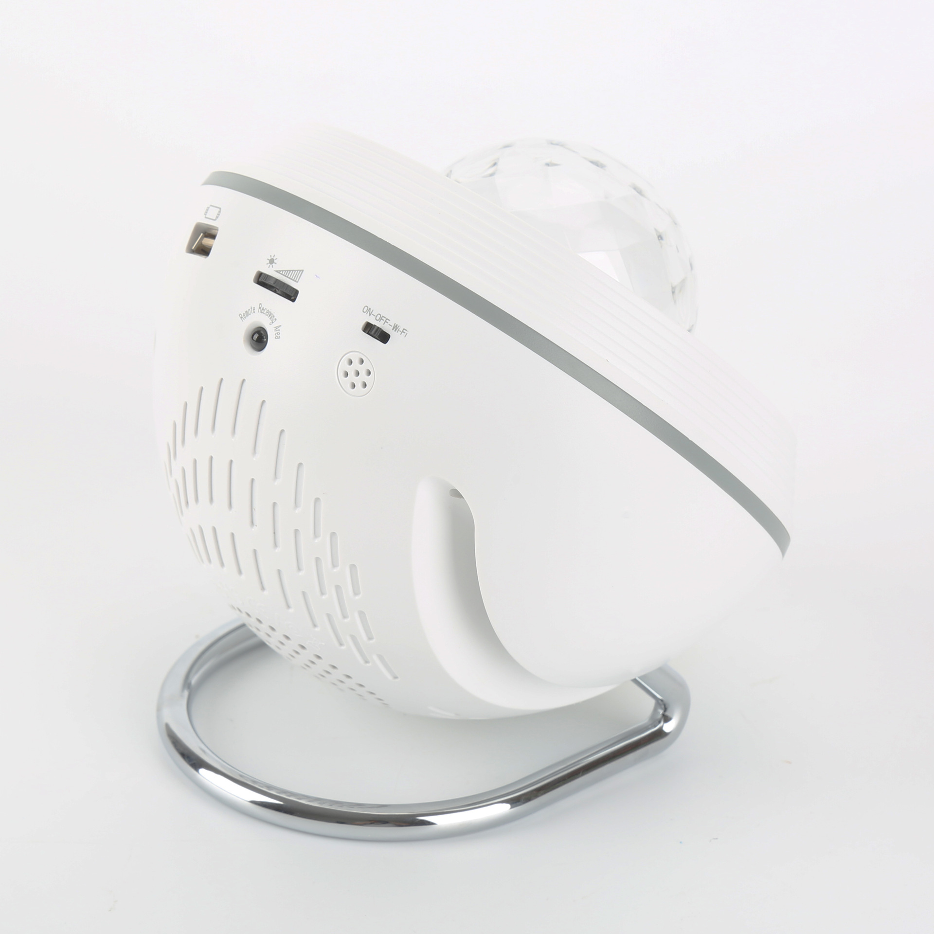 创意款太空球蓝牙音乐星空灯 旋转led水纹夜灯激光声控氛围投影灯