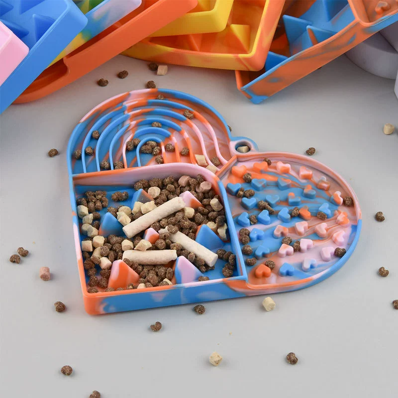 Домашние животные медленно едят подушечки лизать подушечки присоски деления силиконовые анти-опрокидывание