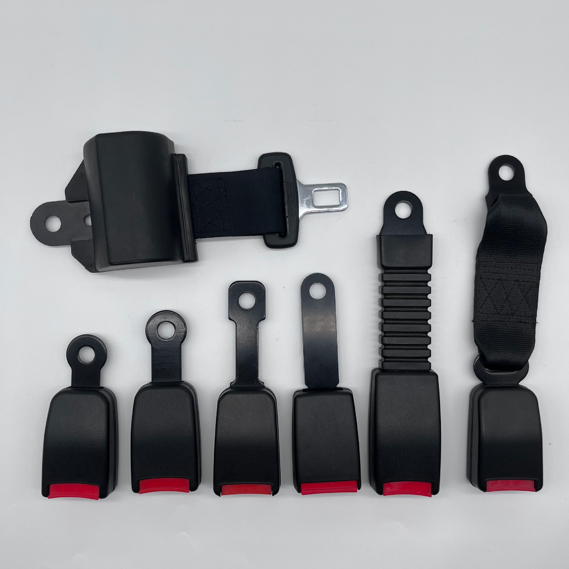 Popular Car and Forklift Automatic Retractable Two-Point Telescopic Safety Belt Universal Two-Point Self-Locking Safety Belt